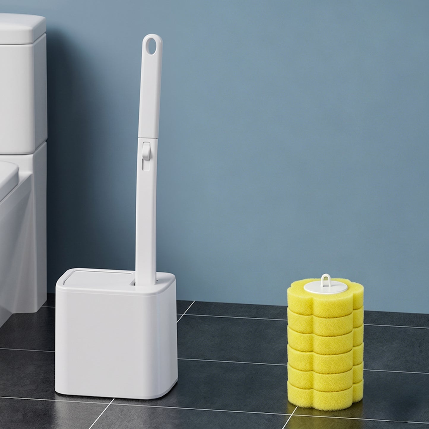 ✨ The Future of Bathroom Hygiene - 49% OFF Today only!🎁Toilet brush with replaceable heads