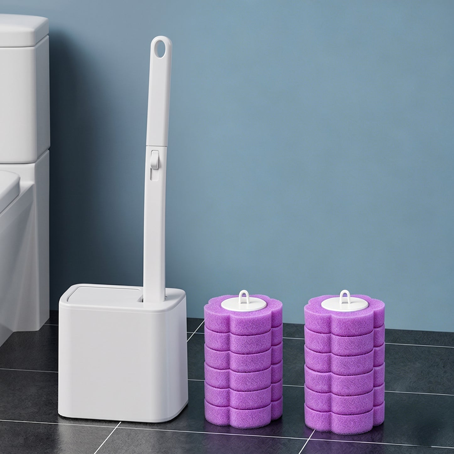✨ The Future of Bathroom Hygiene - 49% OFF Today only!🎁Toilet brush with replaceable heads
