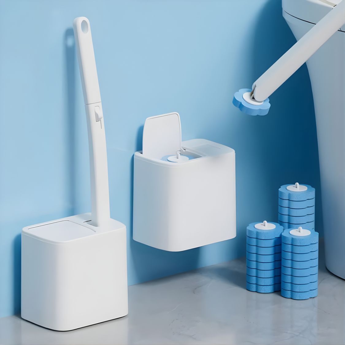 ✨ The Future of Bathroom Hygiene - 49% OFF Today only!🎁Toilet brush with replaceable heads