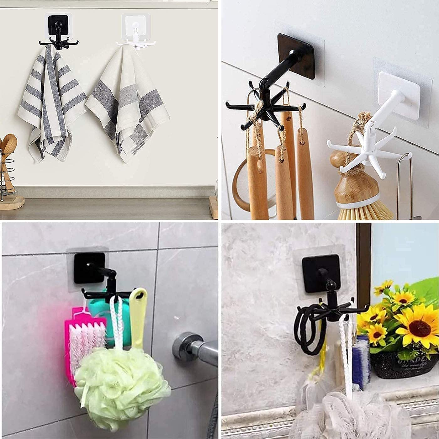 🔥LAST DAY - BUY 1 GET 1 FREE JUST $9.99 EACH🎯Rotating  360° Wall Hook- Heavy Duty