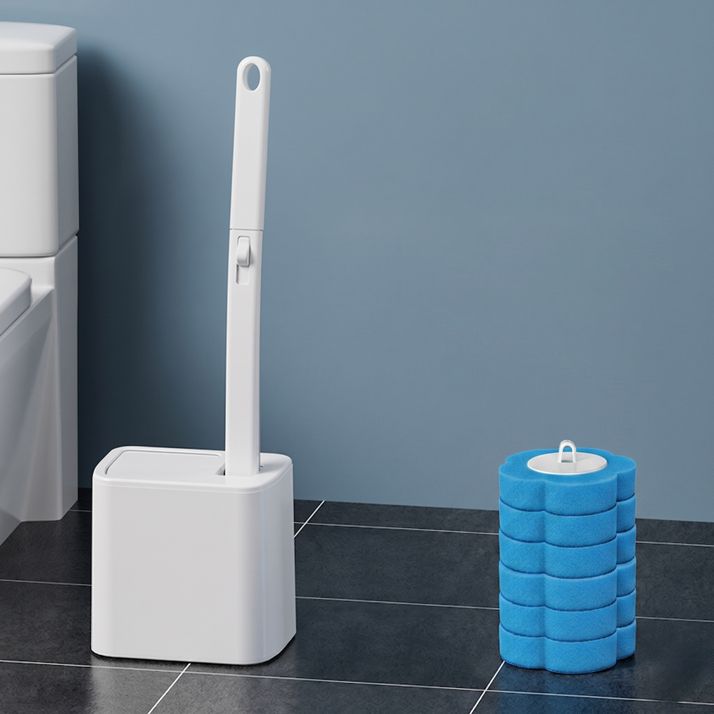 ✨ The Future of Bathroom Hygiene - 49% OFF Today only!🎁Toilet brush with replaceable heads