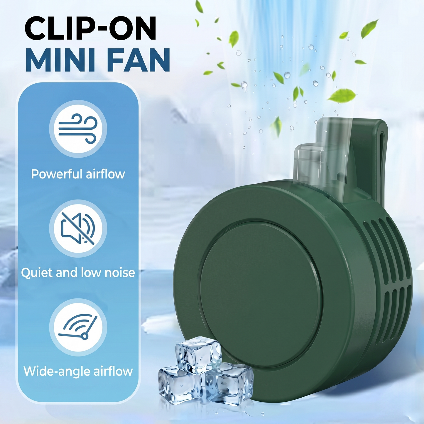 ☀️SUMMER FLASH SALE: Buy 1Get 1FREE— $14.99EACH🎁Portable Silent Fan