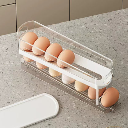 🎁 LIMITED BOGO: BUY 2 GET 1 FREE TODAY! JUST $14.99 EACH!⚡ Clear Kitchen Egg Organizer