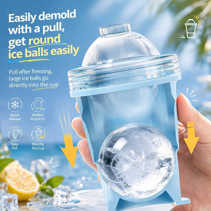 ☀️SUMMER FLASH SALE: Buy 1 Get 1 FREE— $14.99EACH🎁2-in-1 Collapsible Silicone Ice Ball Maker Cup
