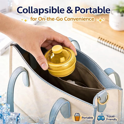 ☀️SUMMER FLASH SALE: Buy 1 Get 1 FREE— $14.99EACH🎁2-in-1 Collapsible Silicone Ice Ball Maker Cup