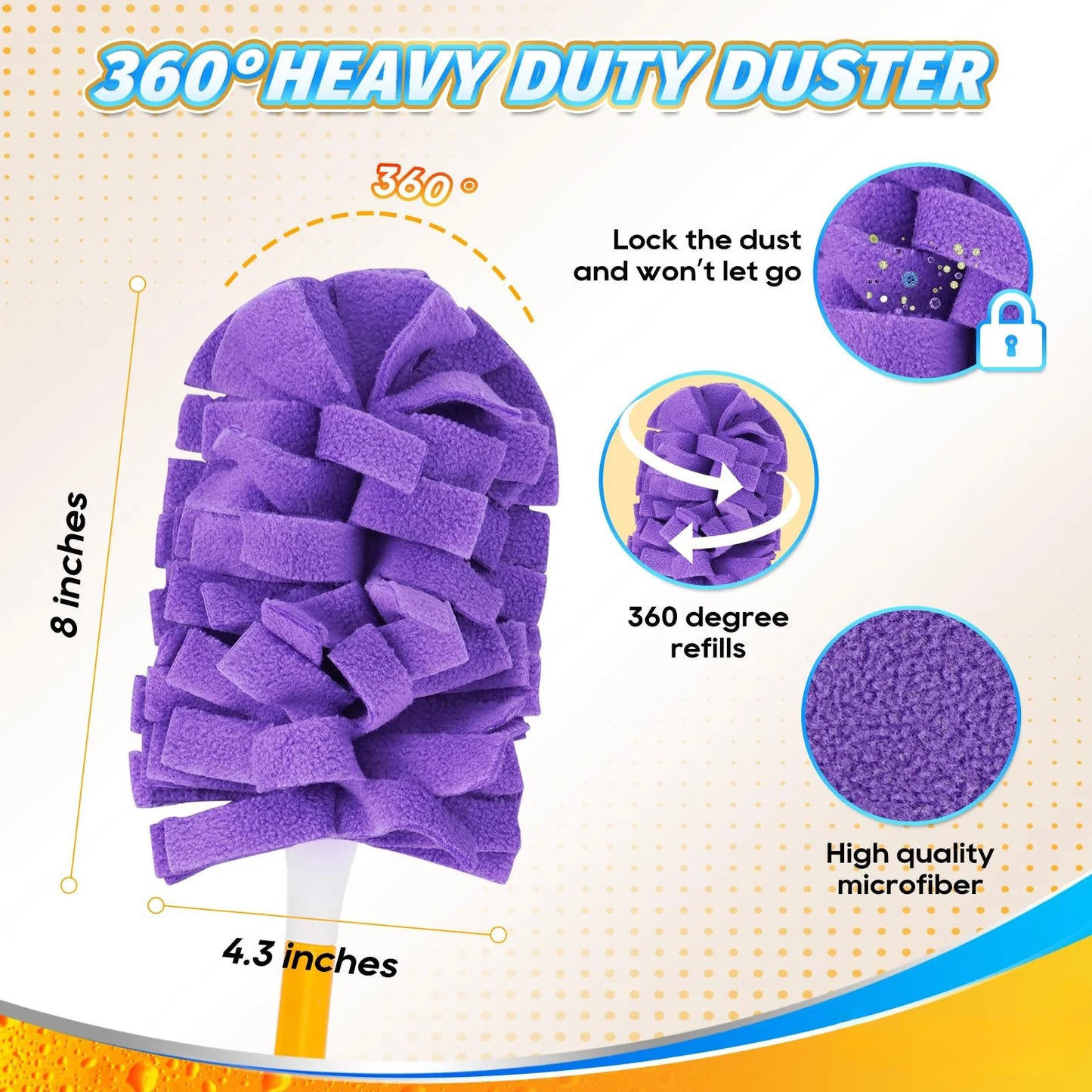 🏠Summer Refresh: Buy 3Get 3FREE— $4.99EACH🎁360-Degree Dust Collector