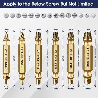 🔥LAST DAY -BUY 1 GET 1 FREE-$14.99 EACH🎁Damaged Screw Extractor Kit