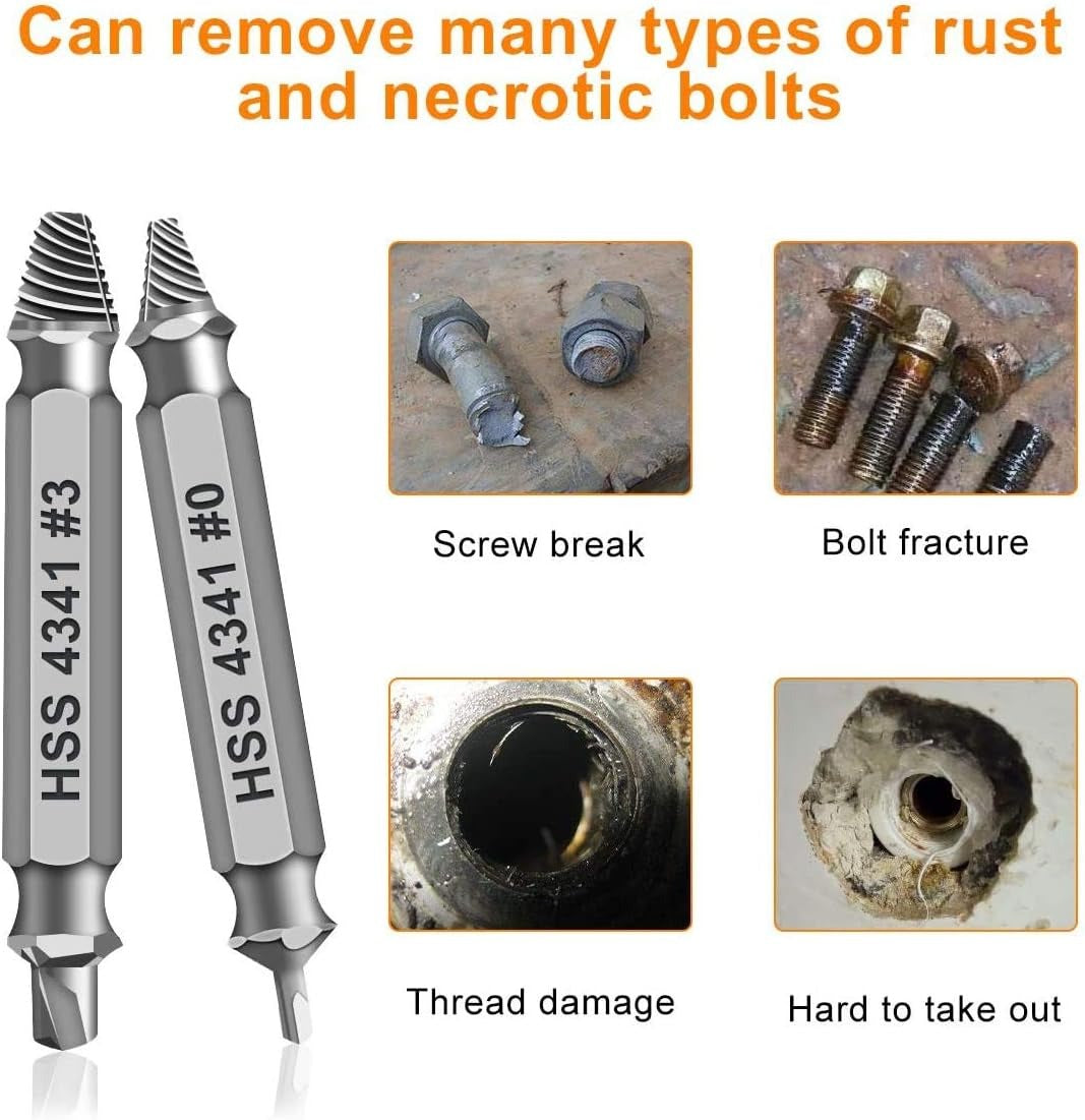 🔥LAST DAY -BUY 1 GET 1 FREE-$14.99 EACH🎁Damaged Screw Extractor Kit