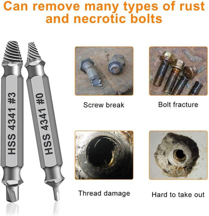 🔥LAST DAY -BUY 1 GET 1 FREE-$14.99 EACH🎁Damaged Screw Extractor Kit